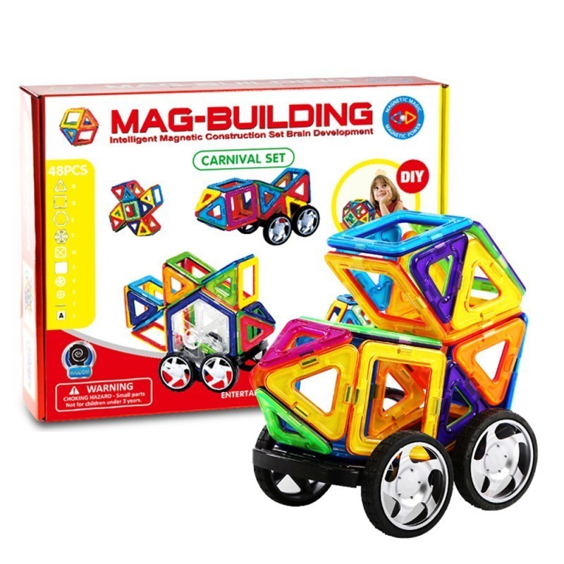 Magnetinis konstrukcinius „Mag-Building“ 48 vnt.