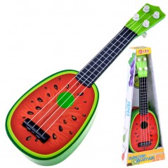 Vaikiška gitara - ukulėlė "Arbūzas"