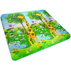 Dvipusis žaidimų kilimėlis "Zoo" (200 x 180 cm)