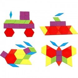 Medinė geometrinių formų dėlionė