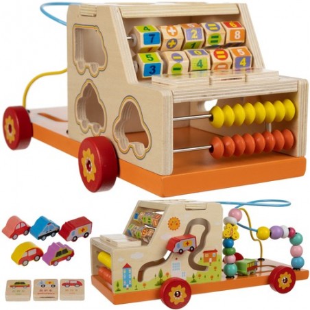 Daugiafunkcinis lavinamasis žaislas - automobilis